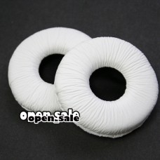 70mm headphone cushions cover earpads white